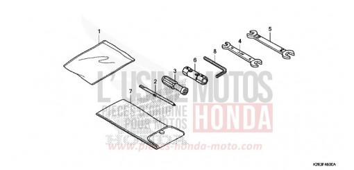 OUTILS MSX125D de 2013
